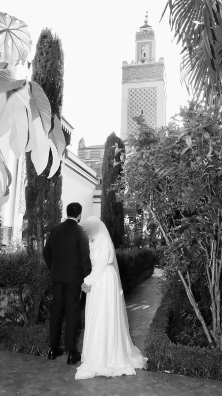 Un héritage à célébrer — photographie de mariage IR STUDIO en noir et blanc